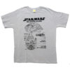 Camiseta Star Wars Millenium Falcon - Cinza