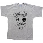 Camiseta Star Wars X-Wing Standard Cinza