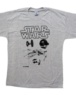 Camiseta Star Wars X-Wing Standard Cinza